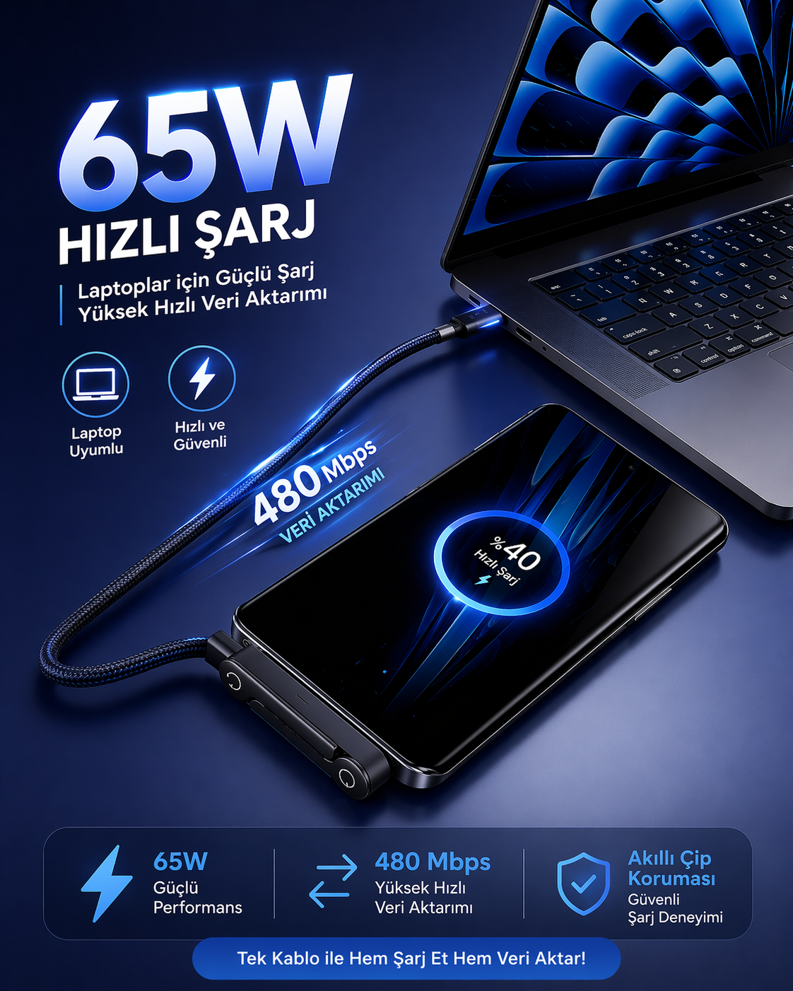 Hızlı Şarj Telefon Standı — 3