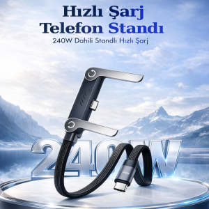 Hızlı Şarj Telefon Standı